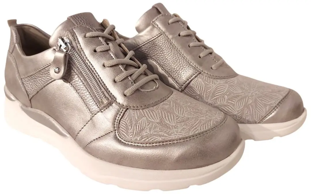 Waldlaufer OrthoTritt Sneaker 748H02 412 230 Zilver Grijs Wijdte H