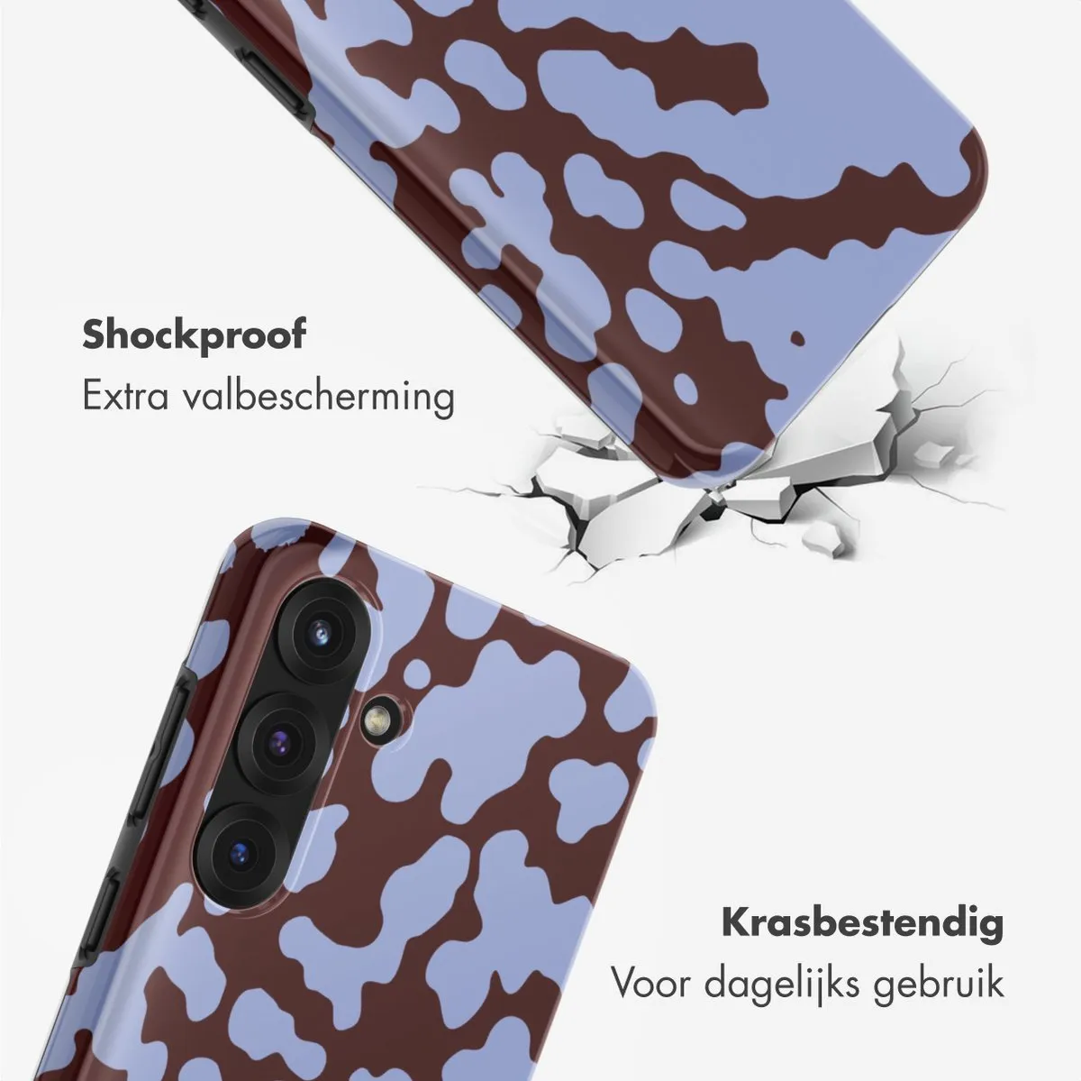 Selencia Hoesje Samsung Galaxy S25 - Magnetische Ring - Moo'd Lavender Glow
