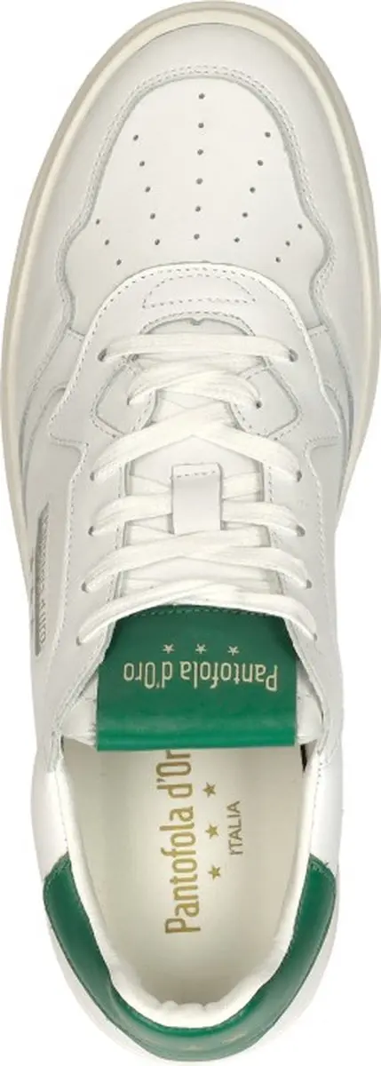 Pantofola d'Oro Sirmione Low Leren Sneakers - Wit - 46 - afbeelding 5 van 6
