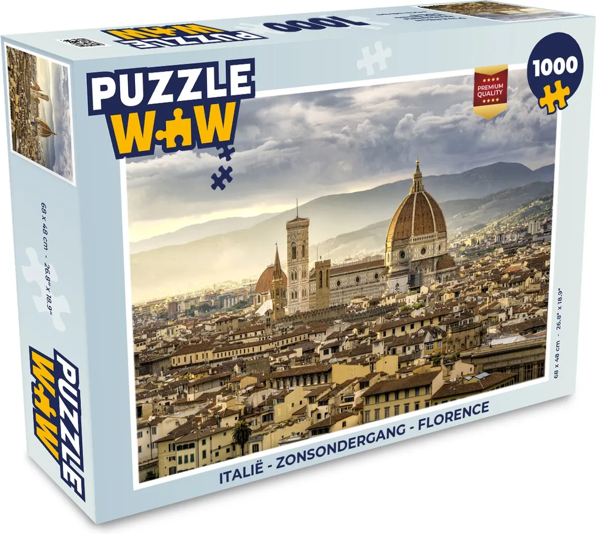 PuzzleWow Italië Legpuzzel 1000 Stuks