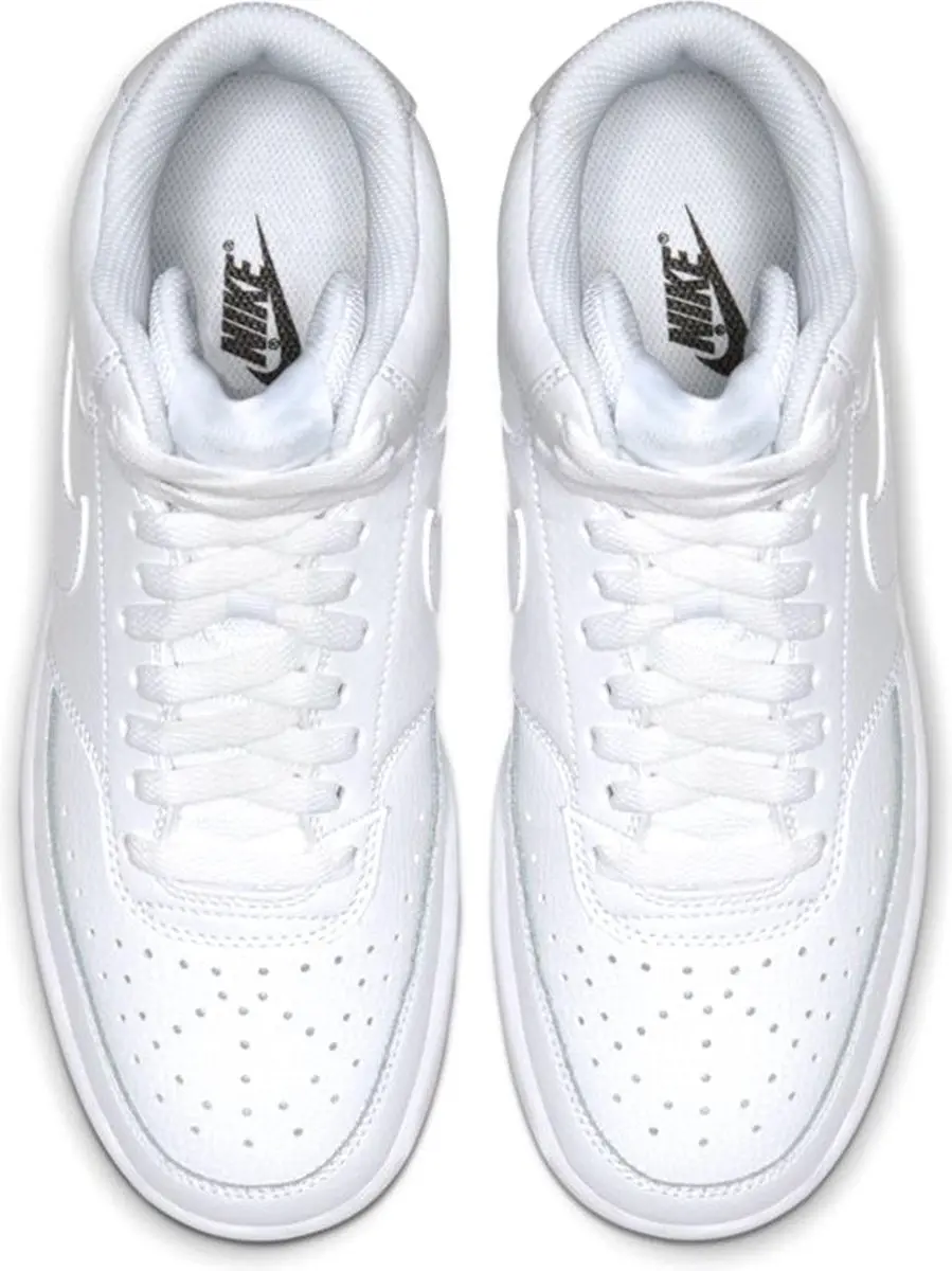 Nike Wmns Court Vision Mid CD5436-100 Dames Sneaker - 42 - Wit - afbeelding 5 van 6