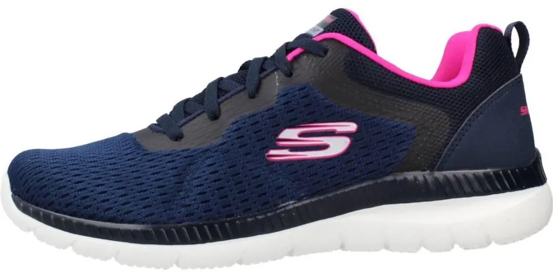 Skechers Bountiful Quick Path Dames Sneakers - Blauw