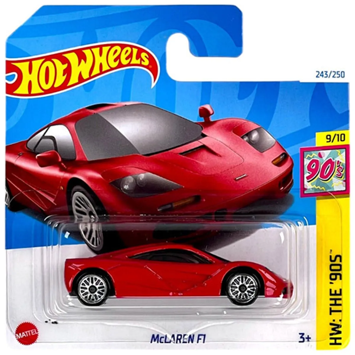 Hot Wheels McLaren F1 Racing Red 243/250 1:64