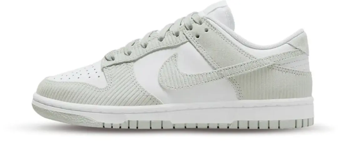Nike Dunk Low Light Silver Corduroy