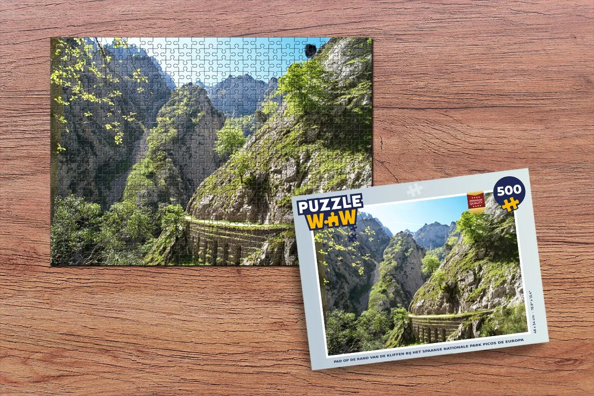 PuzzleWow Puzzel Picos de Europa 500 Stuks - Multicolor
