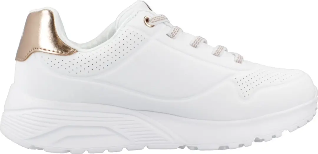 Skechers Uno Lite Metallic Mode Schoenen Wit EU 27 Kinderen
