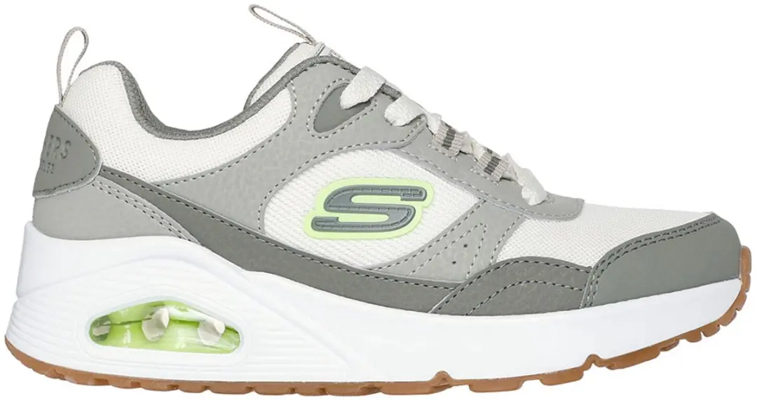 Skechers Uno Retro-groove Kids Sneaker - Olijfgroen - 33 - afbeelding 4 van 6