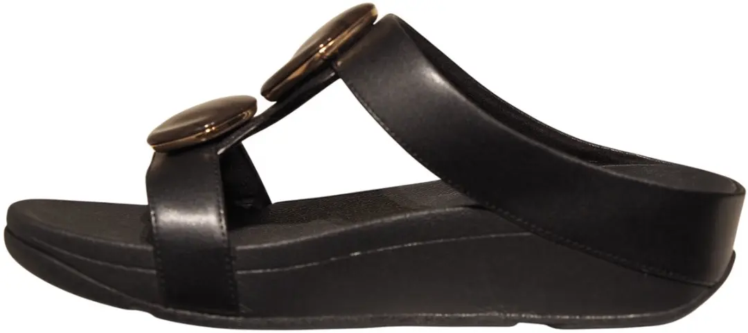 FitFlop Fino Marbled-Stone Slides - 38 - afbeelding 2 van 6
