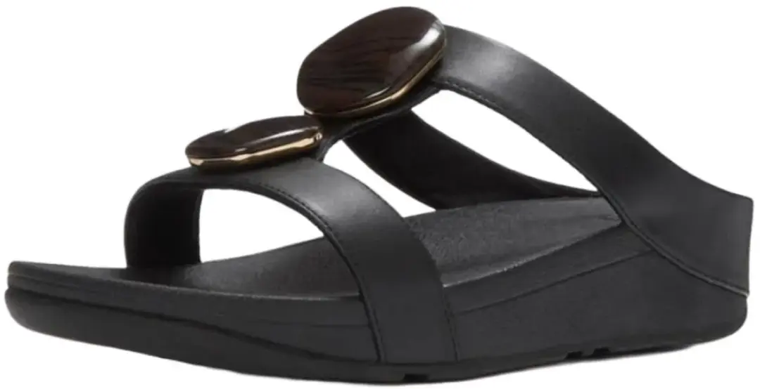 FitFlop Fino Marbled-Stone Slides - 38 - afbeelding 6 van 6