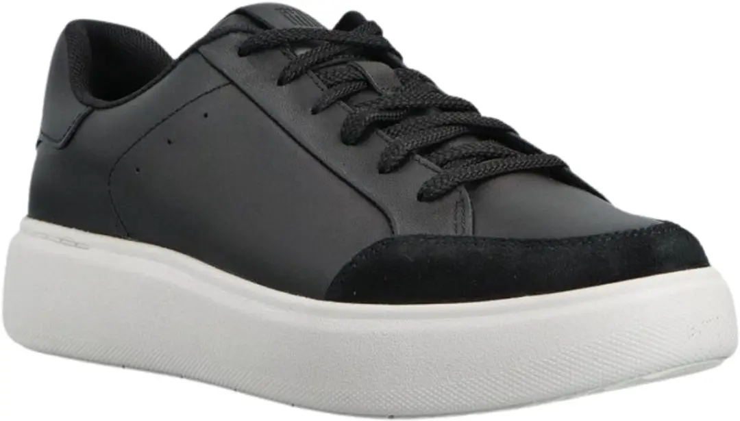 FitFlop RTG leren vetersneakers ZWART
