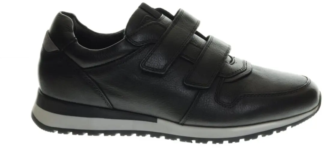Zwart Heren Velcroschoen Ara maat 45