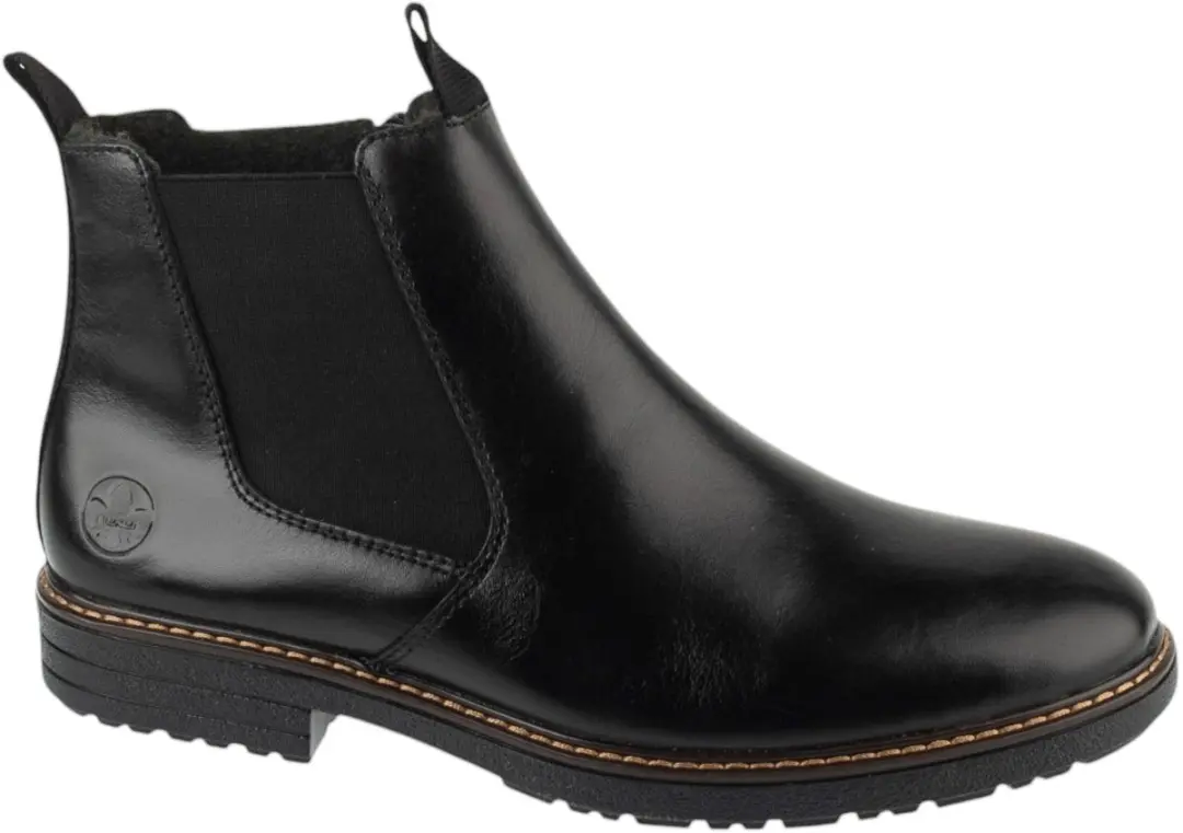Rieker Booties 33180, Mannen, Zwart, Chelsea laarzen, maat: 46