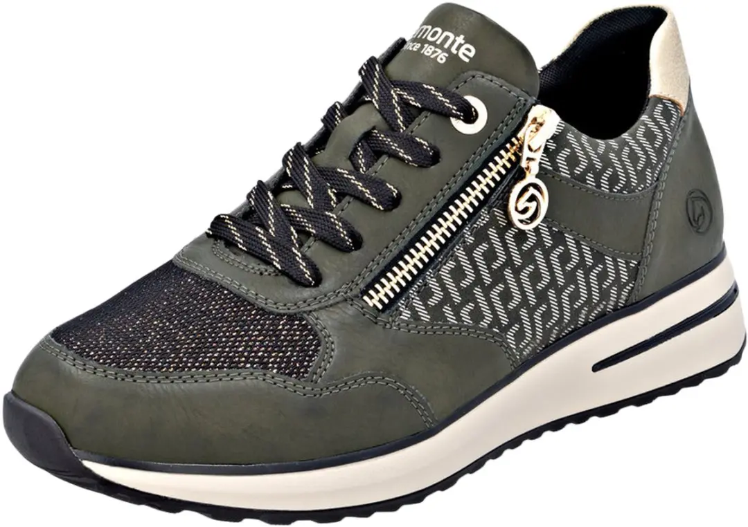 Gloria-sneakers met veters en rits