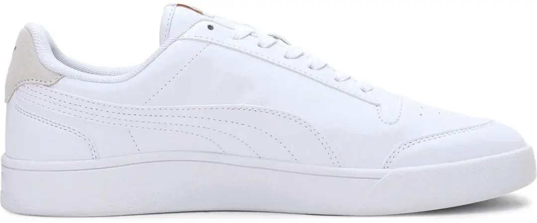 PUMA Shuffle Sneakers Dames 38.5 - Wit/Goud