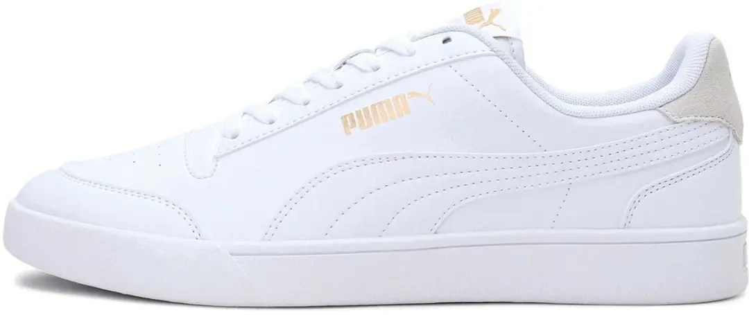 PUMA Shuffle Sneakers Dames 38.5 - Wit/Goud