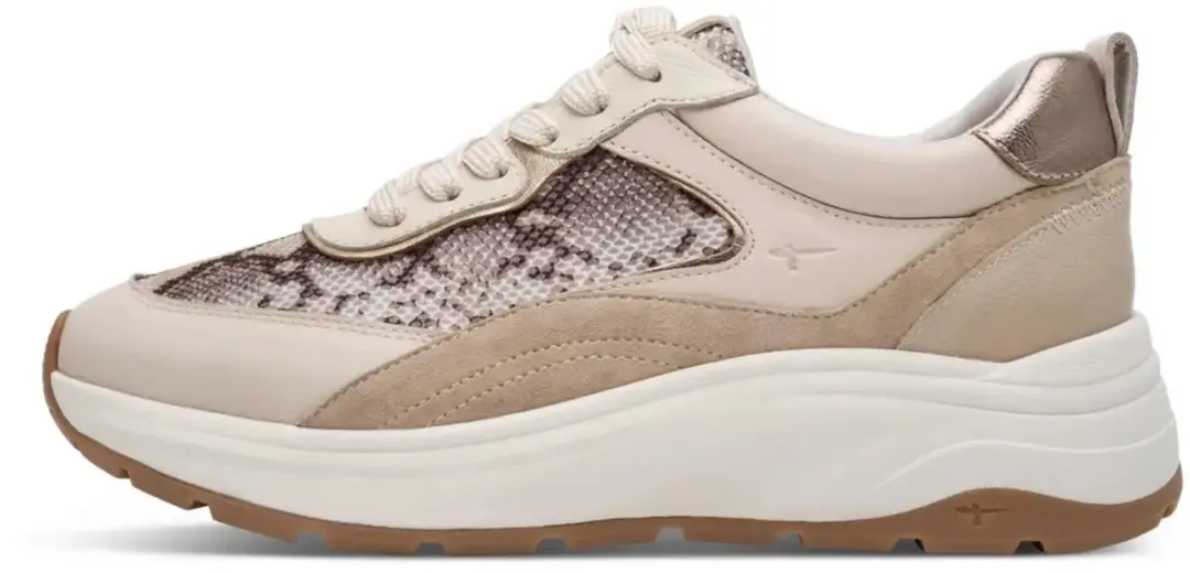 Tamaris Sneaker snake beige Dames (Maat