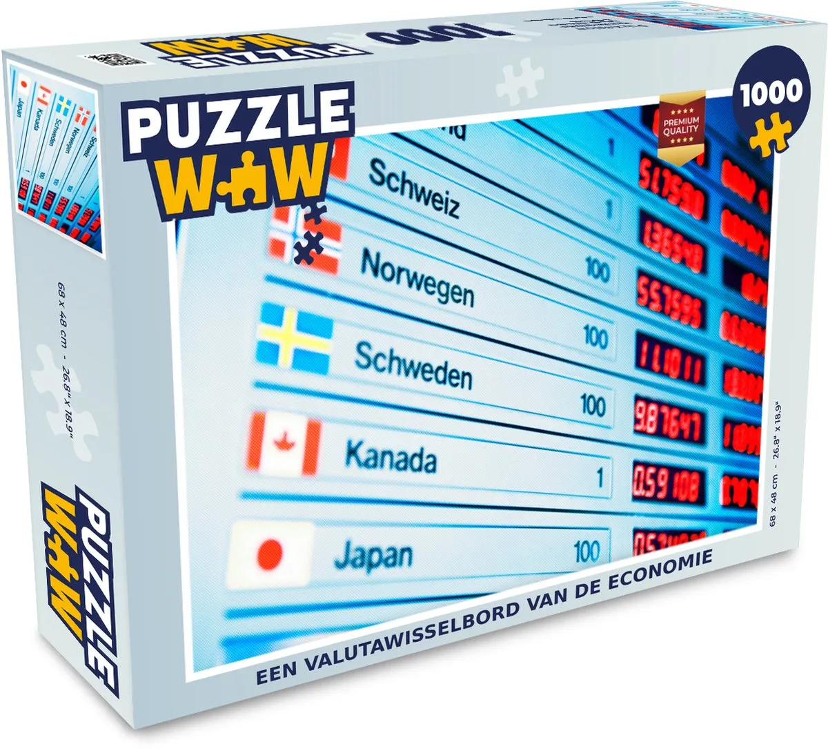 PuzzleWow Legpuzzel 1000 Stuks - Multicolor