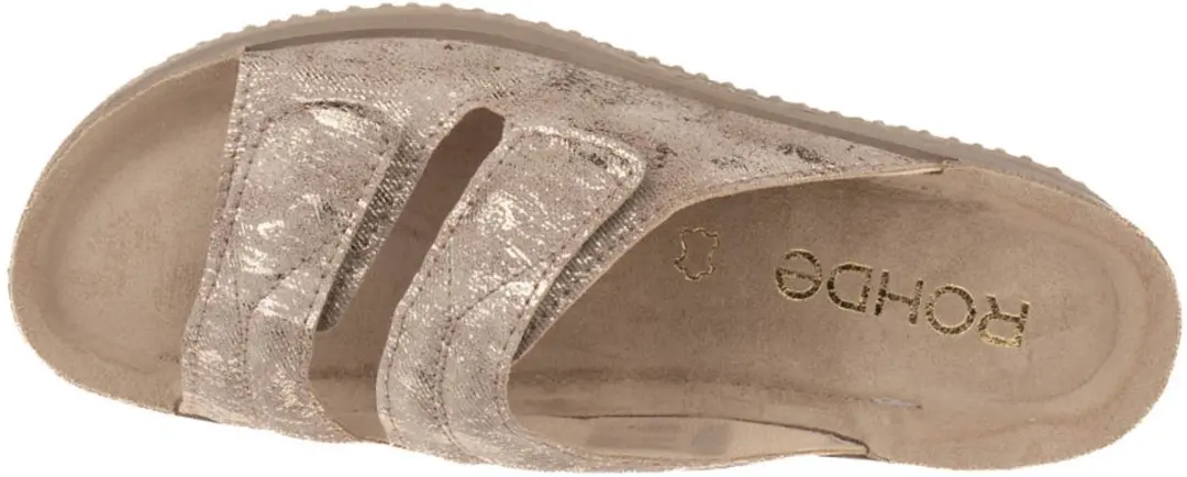 Rohde Leren Beige Dames Slippers