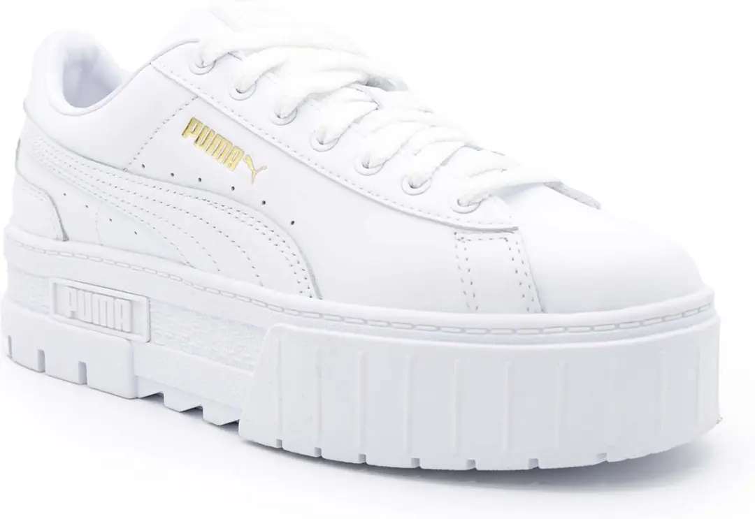 PUMA Mayze Classic Wns Lage Sneakers - Wit - afbeelding 2 van 6