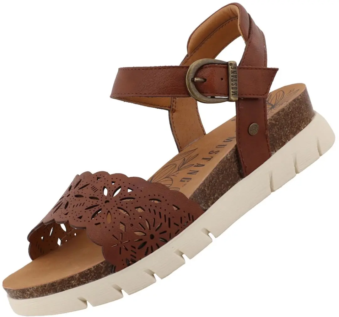 Mustang dames sandalen bruin