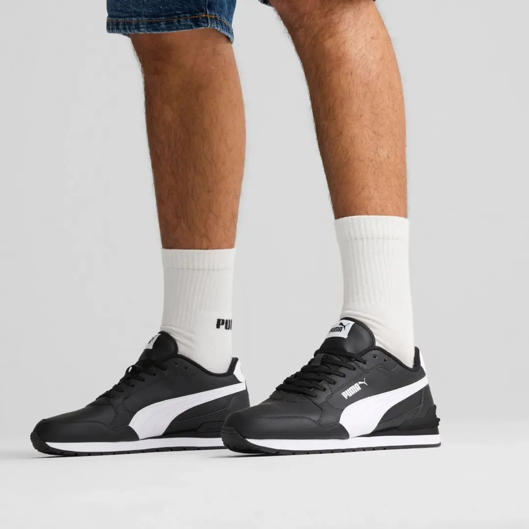 PUMA ST Runner v4 Sneakers 46 - Zwart/Wit