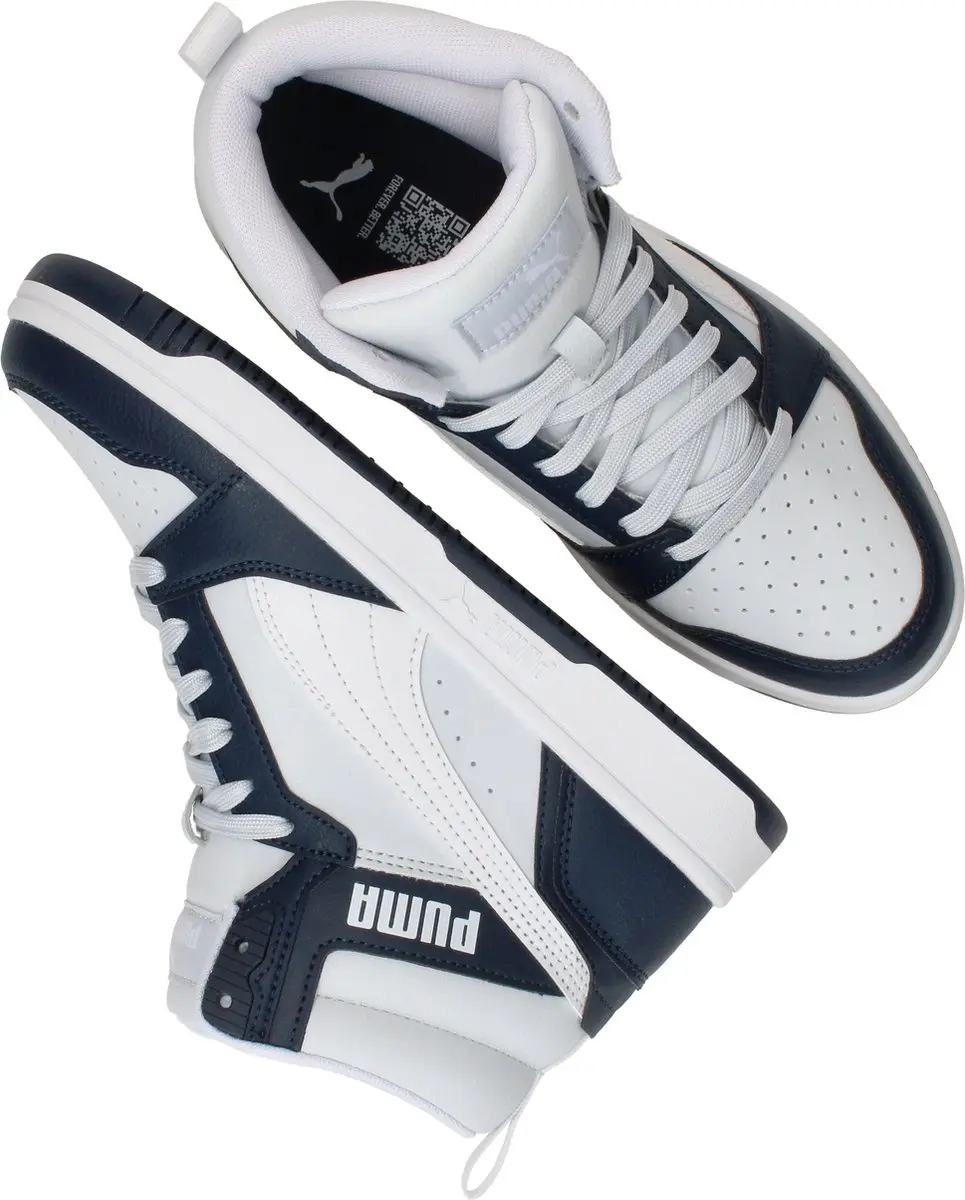 Puma Rebound v6 Mid Sneakers blauw Synthetisch - afbeelding 6 van 6