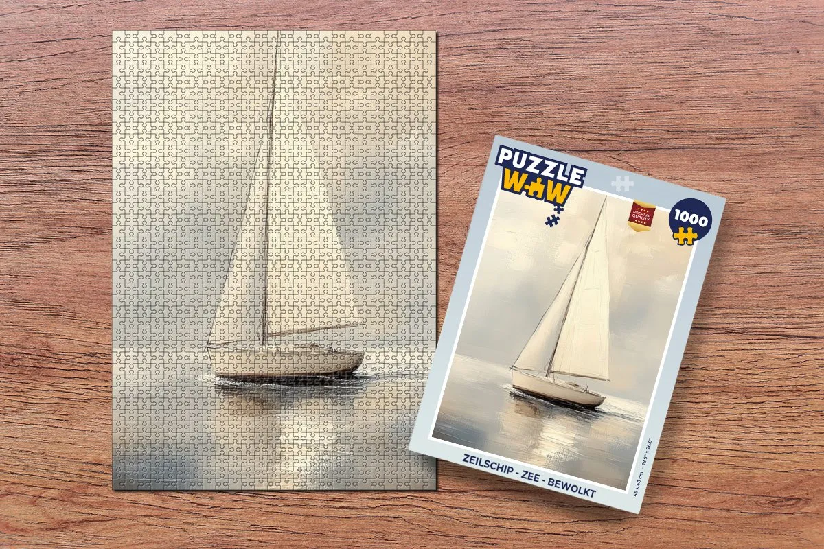 PuzzleWow Legpuzzel Zeilschip - 1000 Stuks