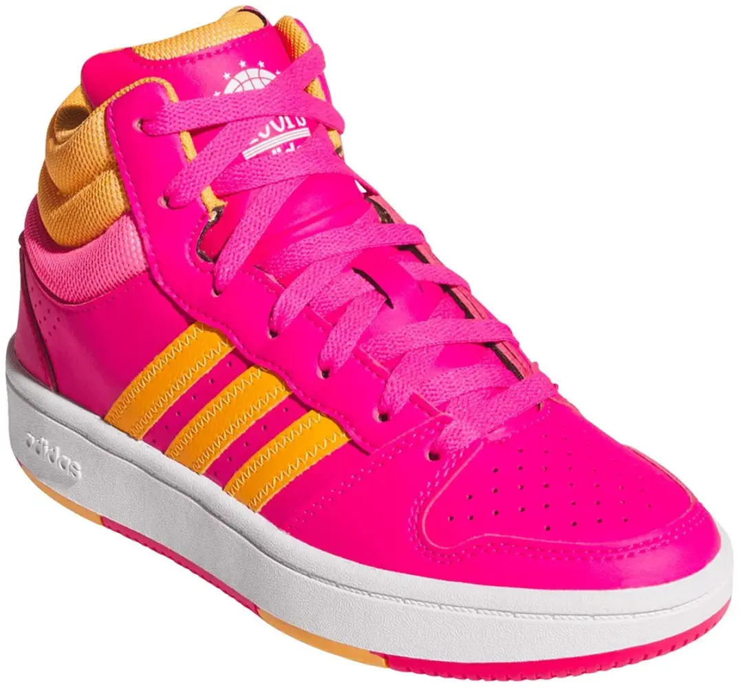 Adidas Hoops Mid Classic Kinderschoenen - Roze - EU 38 2/3 - afbeelding 2 van 5