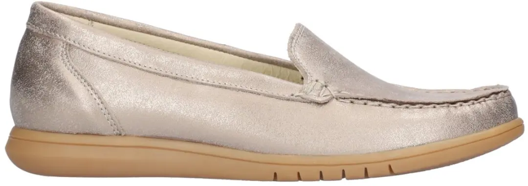 WALDLAUFER DAMES INSTAPSCHOENEN GOUD 951503 131 102 H-WANDA LIGHTGOLD maat 41