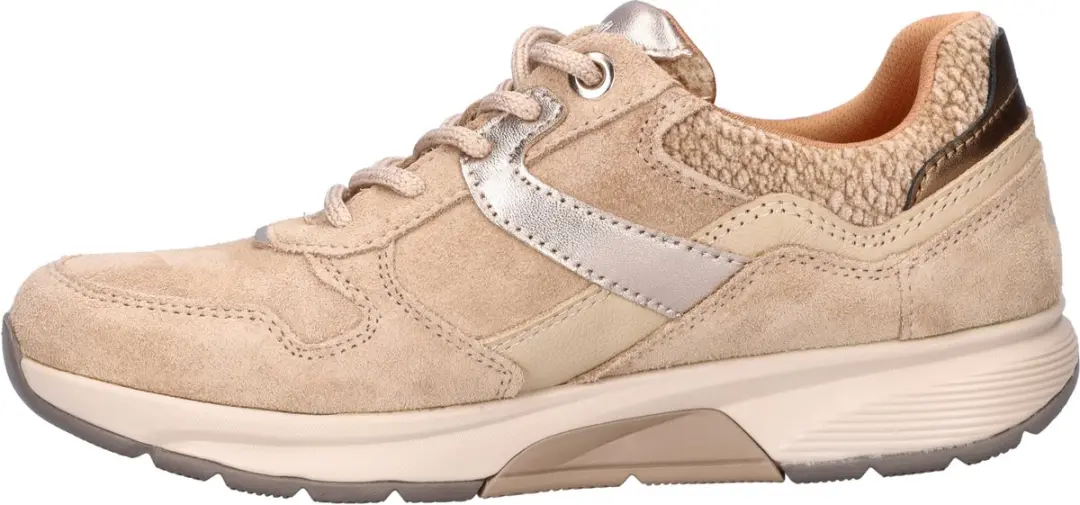 Gabor Rollingsoft Dames Sneaker - Beige - Maat 38,5 - afbeelding 2 van 6