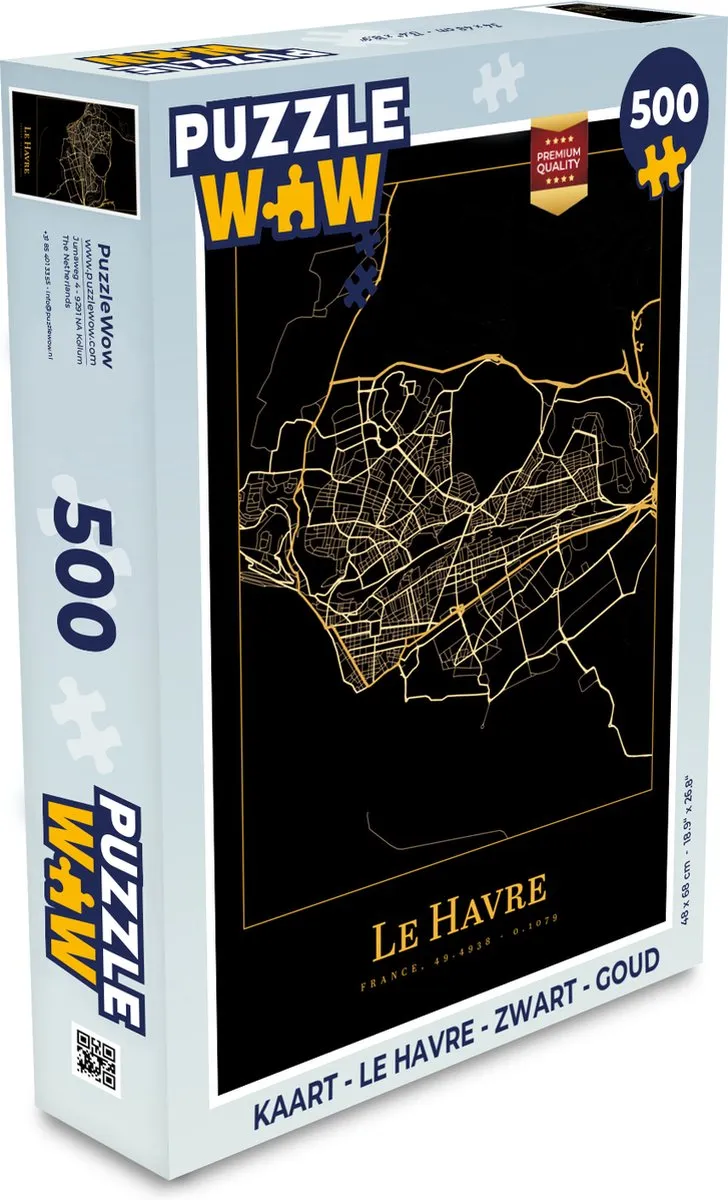 PuzzleWow Le Havre Legpuzzel 500 Stuks