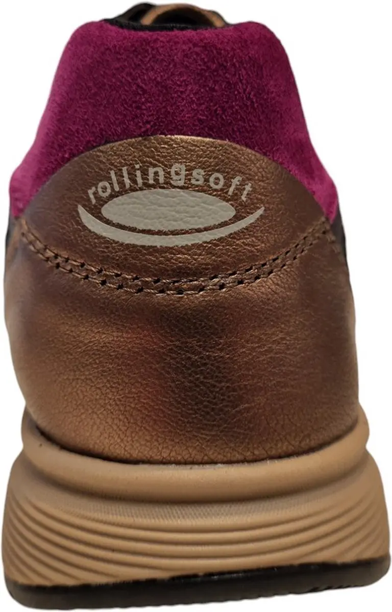 Gabor Rollingsoft Sneakers 878.1 - Dames - Zwart Suede - afbeelding 2 van 6