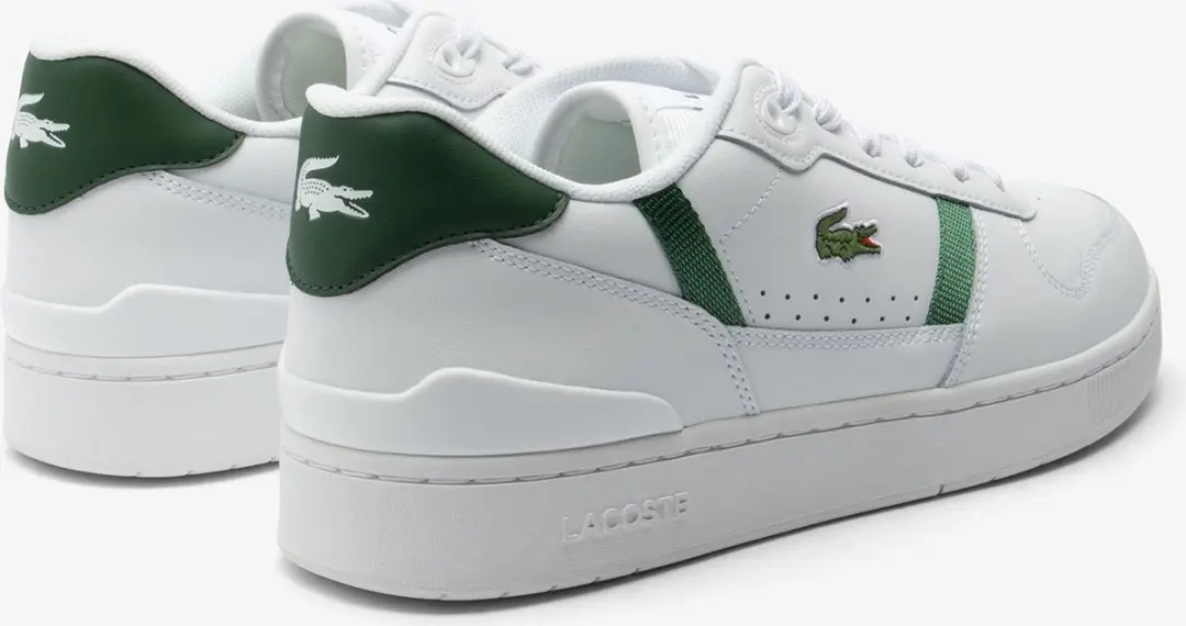 Lacoste T-CLIP SET 224 2 SMA Heren Sneakers - Wit/Donkergroen - afbeelding 6 van 6