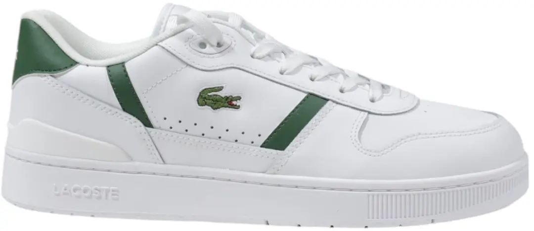 Lacoste T-CLIP SET 224 2 SMA Heren Sneakers - Wit/Donkergroen - afbeelding 3 van 6