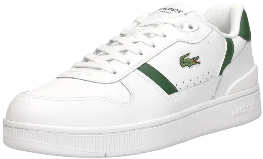 Lacoste T-CLIP SET 224 2 SMA Heren Sneakers - Wit/Donkergroen - afbeelding 5 van 6