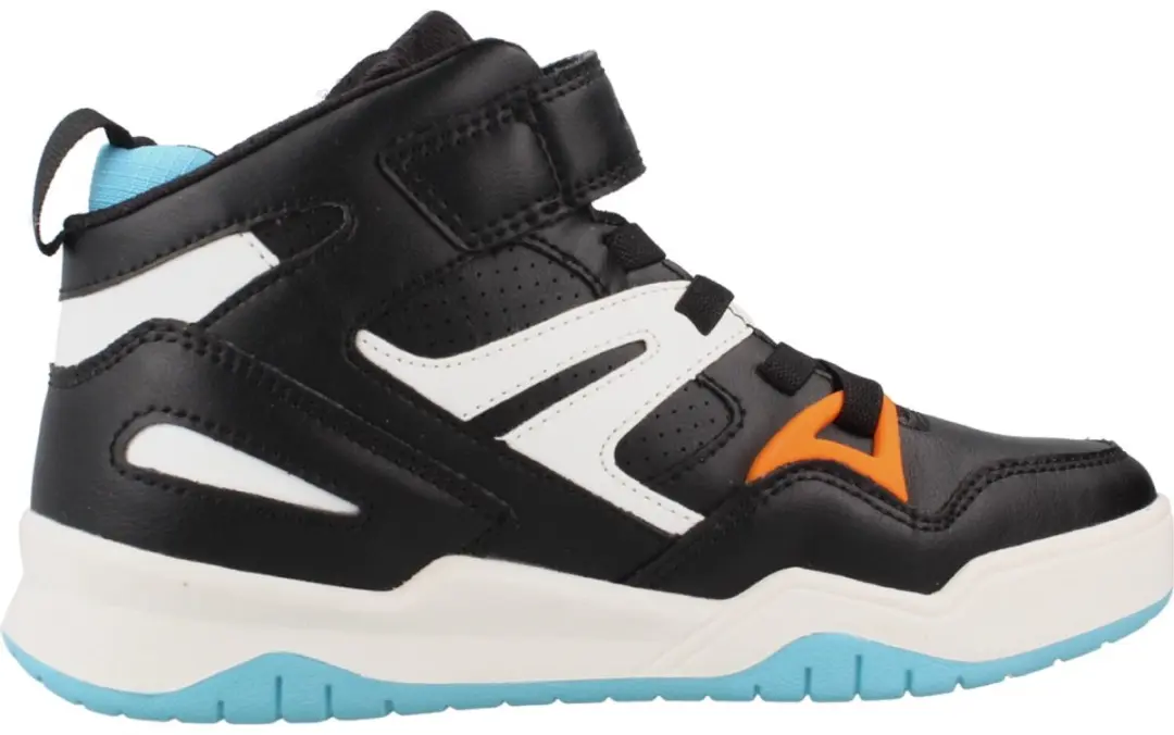 Geox Perth Jongens Sneakers - Zwart/Orange - Maat 29 - afbeelding 4 van 6