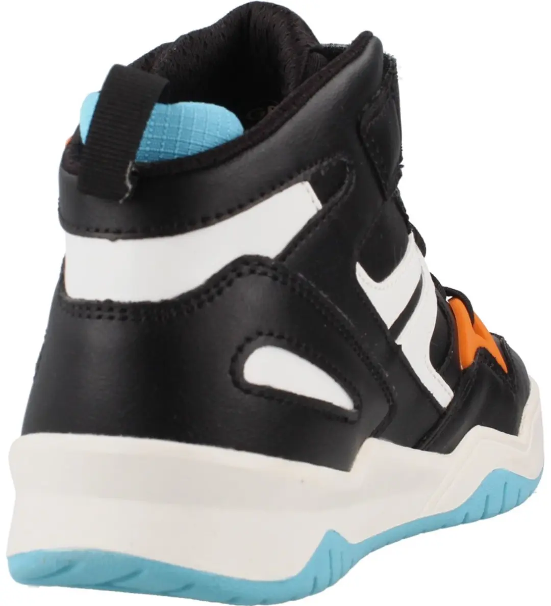 Geox Perth Jongens Sneakers - Zwart/Orange - Maat 29 - afbeelding 3 van 6