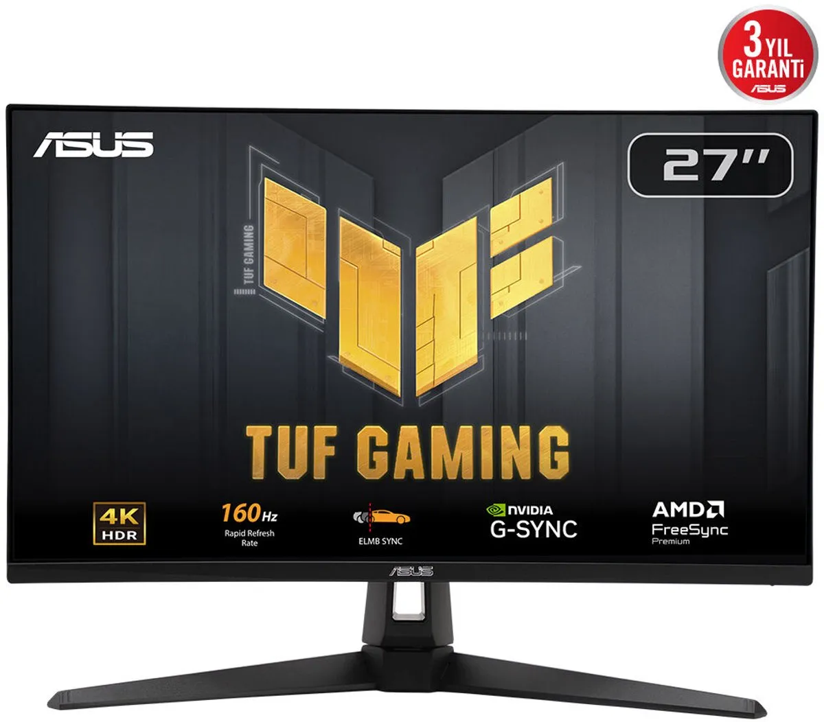 ASUS TUF Gaming VG27UQ1A Monitor 27" - 4K 160Hz G-Sync