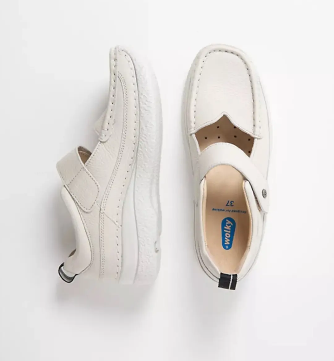 Wolky 0621471 120 Dames Bandschoenen - Wit - 41