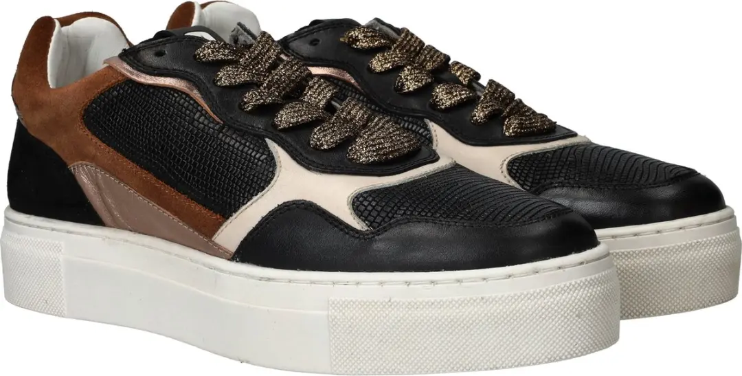 Maruti Tavi Dames Sneaker - Zwart Multi - Maat 36