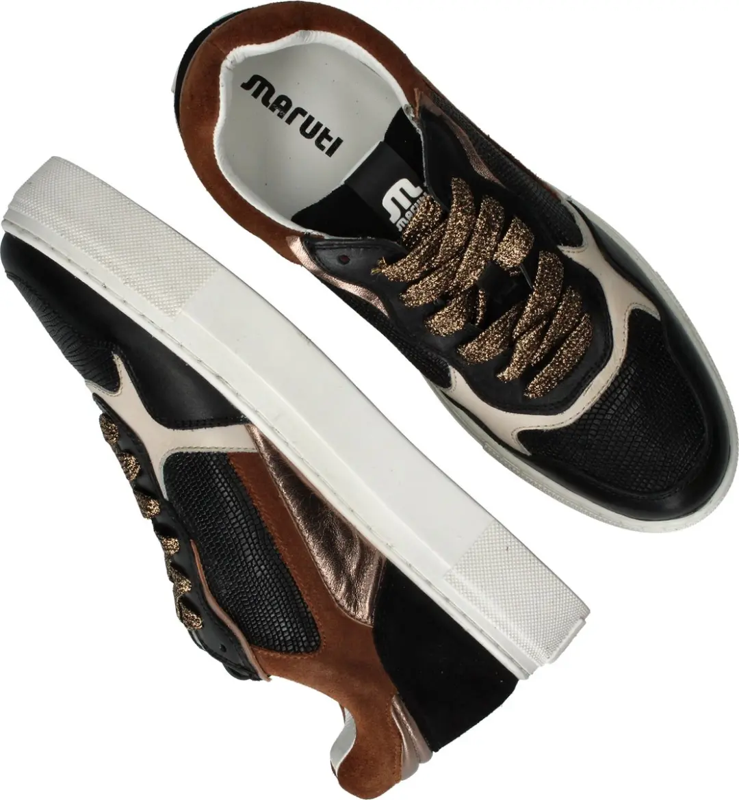 Maruti Tavi Dames Sneaker - Zwart Multi - Maat 36