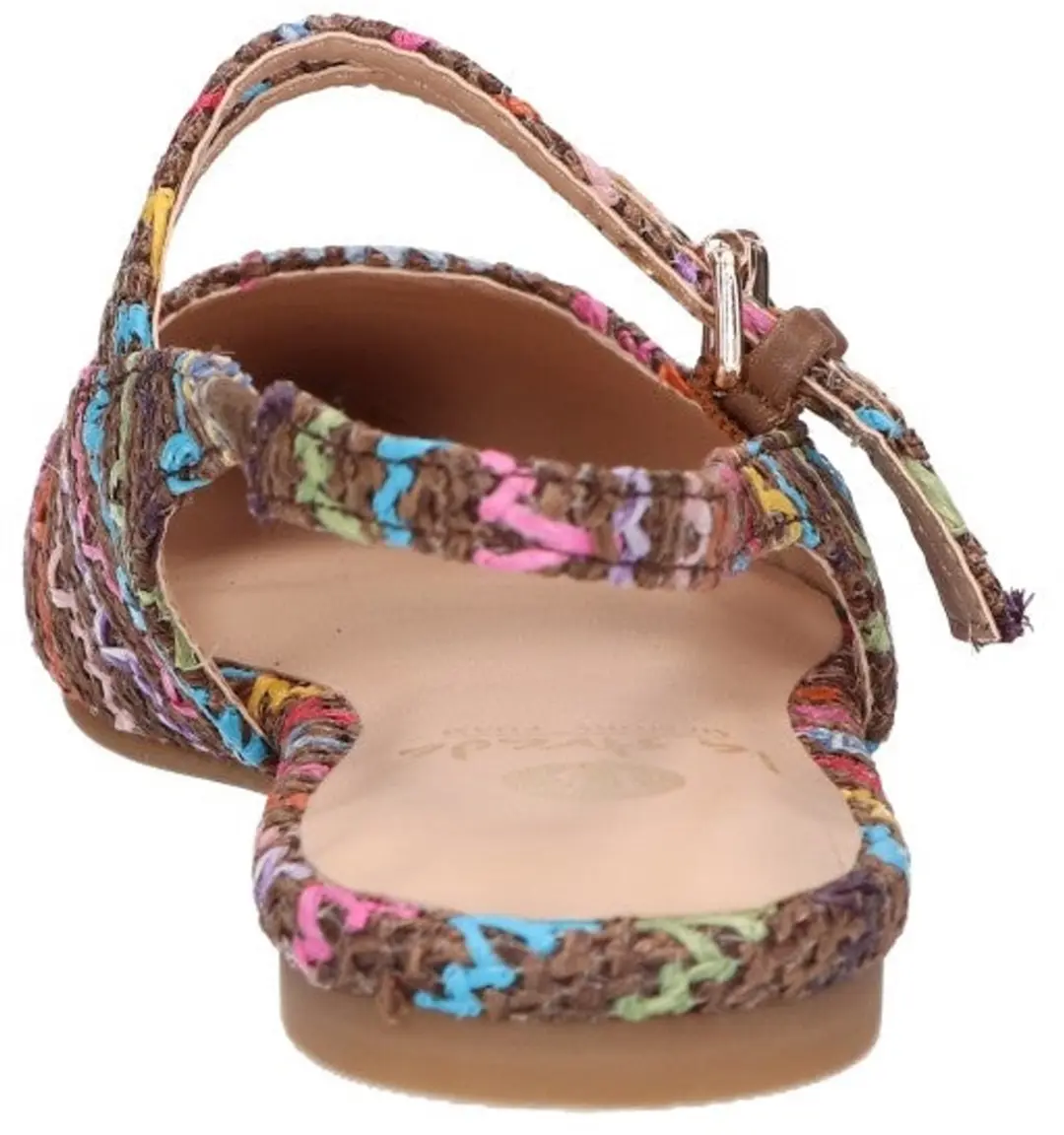 La Strada Slingback Bruin Raffia