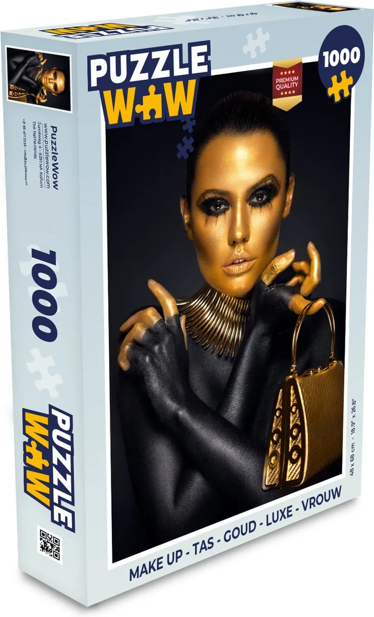 PuzzleWow Make Up Tas Puzzel 1000 Stuks