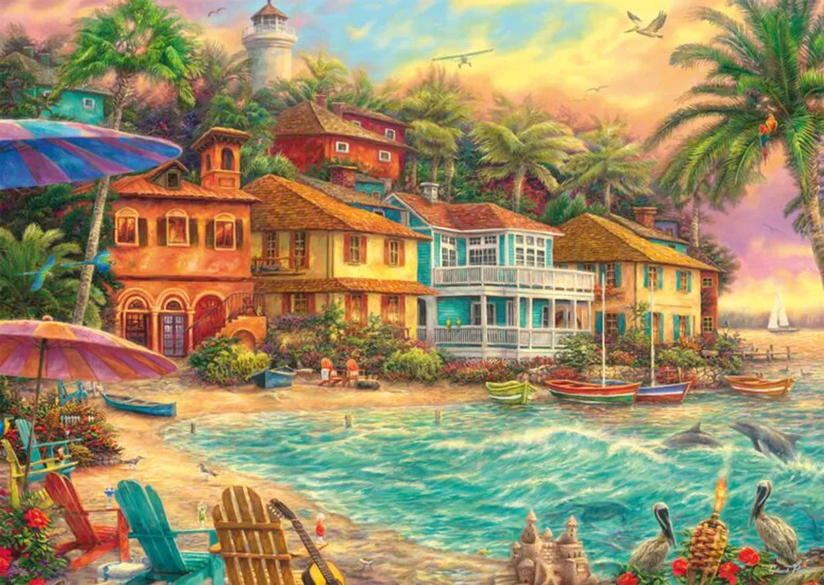 Schmidt Chuck Pinson Island Life Puzzel 1000 Stuks - Multi