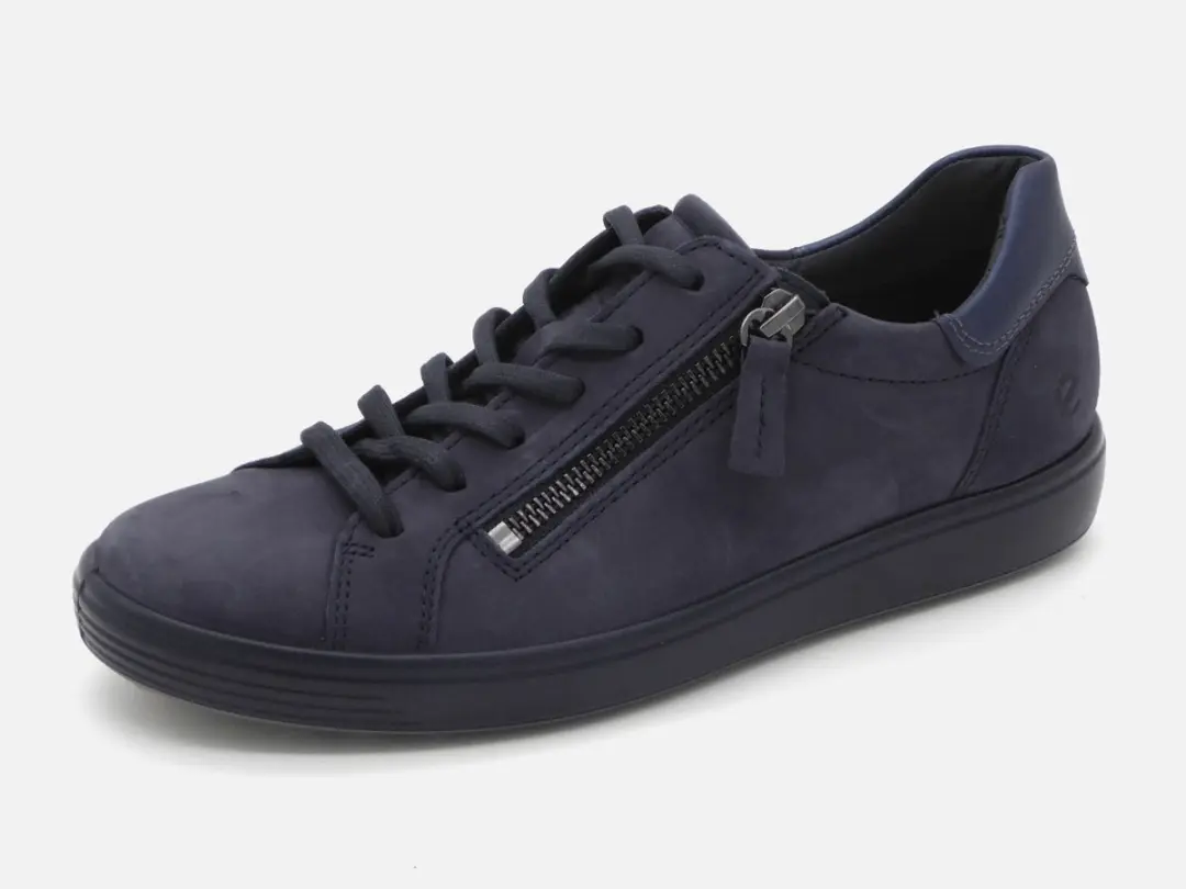 ECCO Soft 7 Slide Sneakers 108252 - Blauw - afbeelding 2 van 6