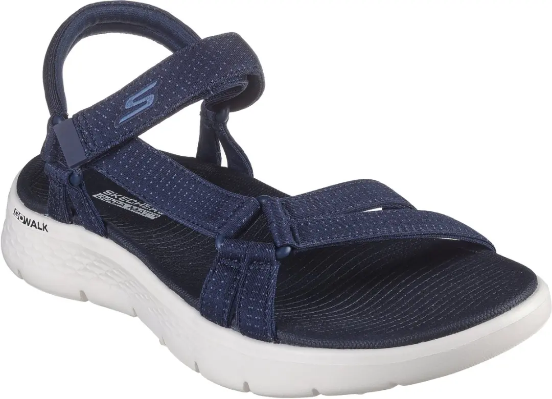 Skechers Go Walk Flex Zandal Dames Sandalen Navy - afbeelding 2 van 6