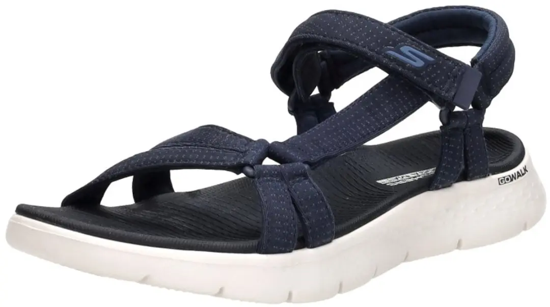 Skechers Go Walk Flex Zandal Dames Sandalen Navy - afbeelding 4 van 6
