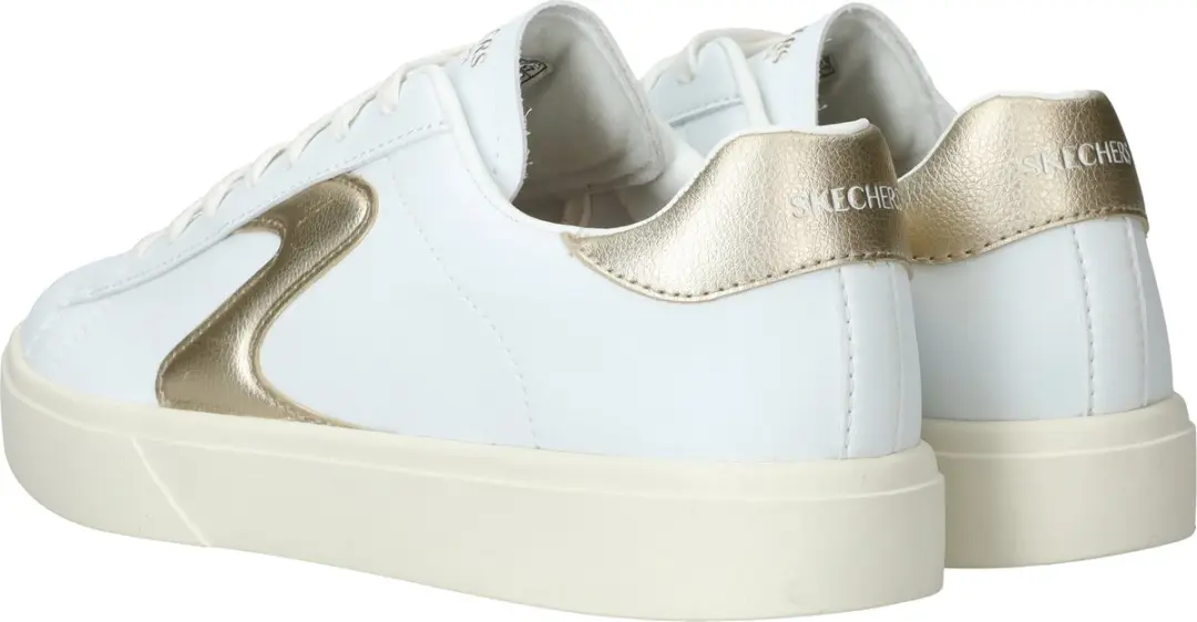 Skechers Eden LX 185016-WTGD Sneakers Dames - Wit/Goud - afbeelding 6 van 6
