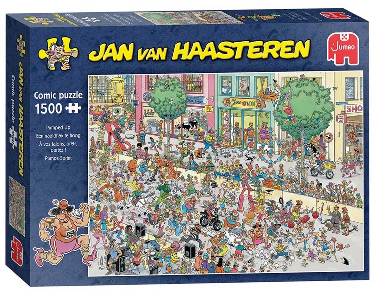 Jumbo Jan van Haasteren Een naaldhak te hoog Legpuzzel 1500 Stuks - Multicolor