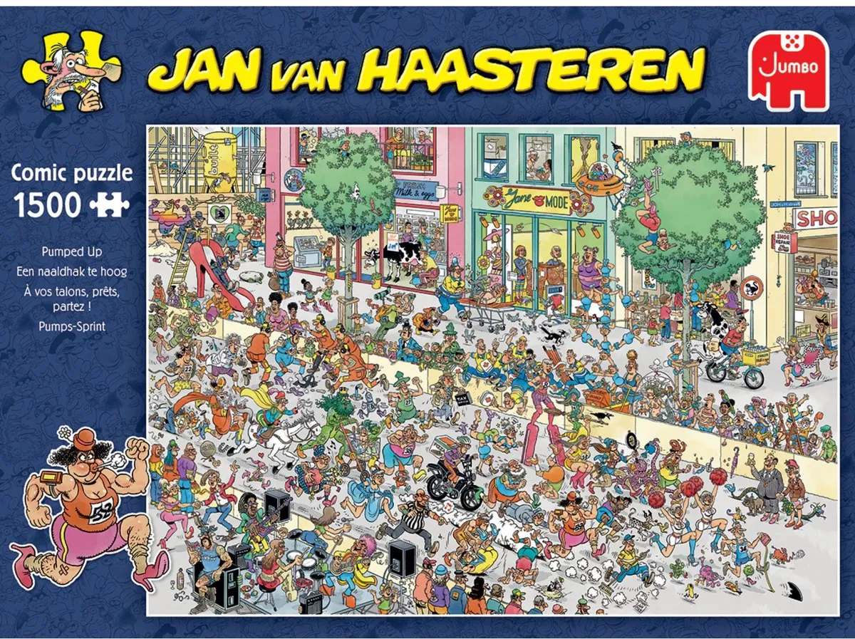 Jumbo Jan van Haasteren Een naaldhak te hoog Legpuzzel 1500 Stuks - Multicolor